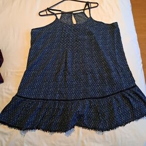 Island Haze beach dress no size tag mini dress beach cover up